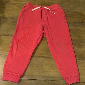 Kids Red Sweatpants Ralph Lauren size 7